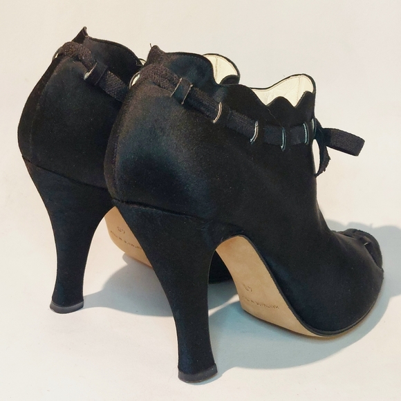 RARE Zoraide black ponyskin heeled booties, IT40, immaculate - Picture 11 of 16